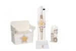 Σετ Βάπτισης Αγόρι "Natural Star Elegance" – Ρούχο & Παπούτσια σε Γήινες Αποχρώσεις - Image 3