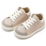 Παιδικά Sneakers Babywalker "Urban Beige" – Δίχρωμα Υφασμάτινα BS3091 - Image 2