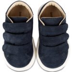 Δερμάτινα Sneakers Babywalker "Pure Classic Velcro" – Μπλε