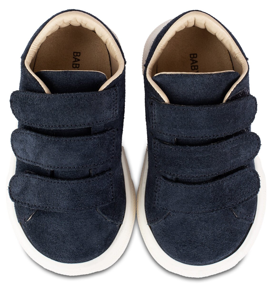 BW4254-BLUE2-BABYWALKER.jpg Δερμάτινα Sneakers Babywalker "Pure Classic Velcro" – Μπλε - Image 1