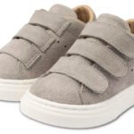 Δερμάτινα Sneakers Babywalker "Pure Classic Velcro" – Γκρι
