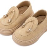 Καστόρινα Loafers Babywalker "Royal Suede Tassel" – Μπεζ