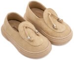 Καστόρινα Loafers Babywalker "Royal Suede Tassel" – Μπεζ - Image 2