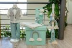Σετ Βάπτισης Αγόρι "Macrame Rainbow Boho" – Σετ Κουμπάρου με Ρούχο & Κουτί Κύβο - Image 3