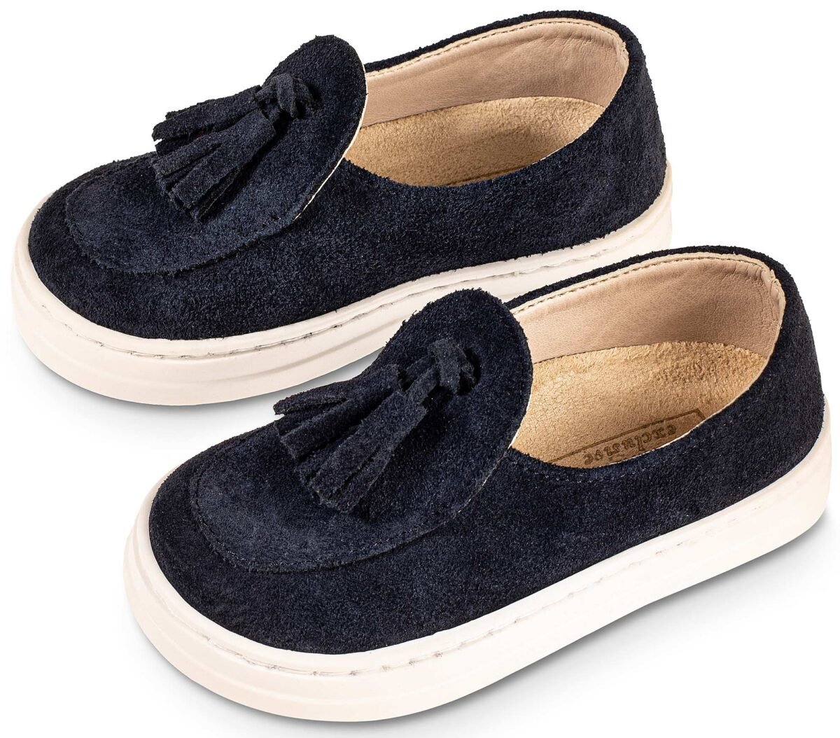 EXC5276-BLUE-BABYWALKER.jpg Καστόρινα Loafers Babywalker "Royal Navy Tassel" – Μπλε Premium EXC5276 - Image 1