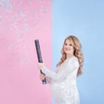 Κανονάκι με κομφετί για Gender Reveal γαλάζιο 60 εκ.